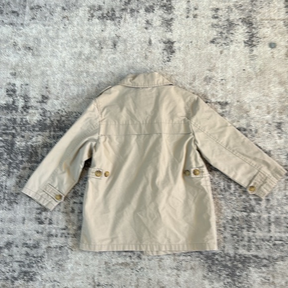 Girls Baby Gap Khaki light weight pea coat - Picture 5 of 5